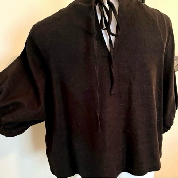 House of Harlow 1960 Linen Top - Picture 5 of 11